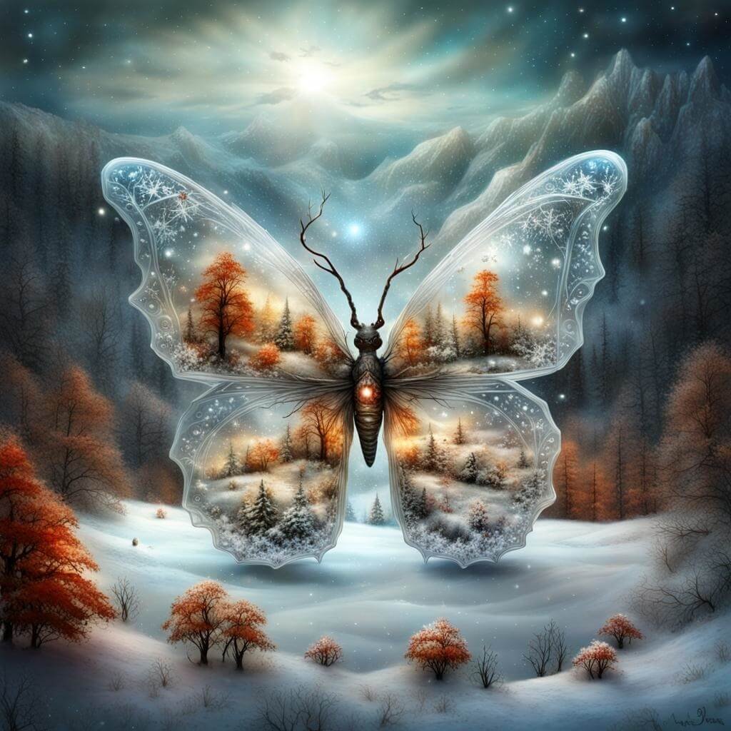 autumn butterfly