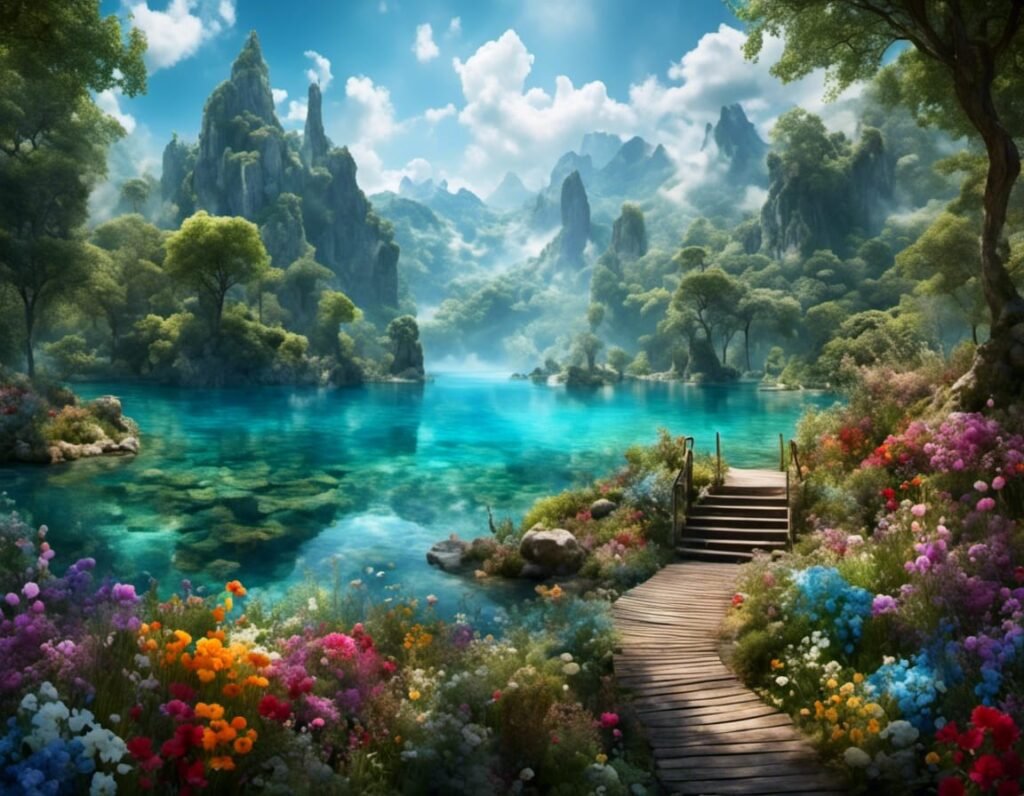 a fantasy paradise