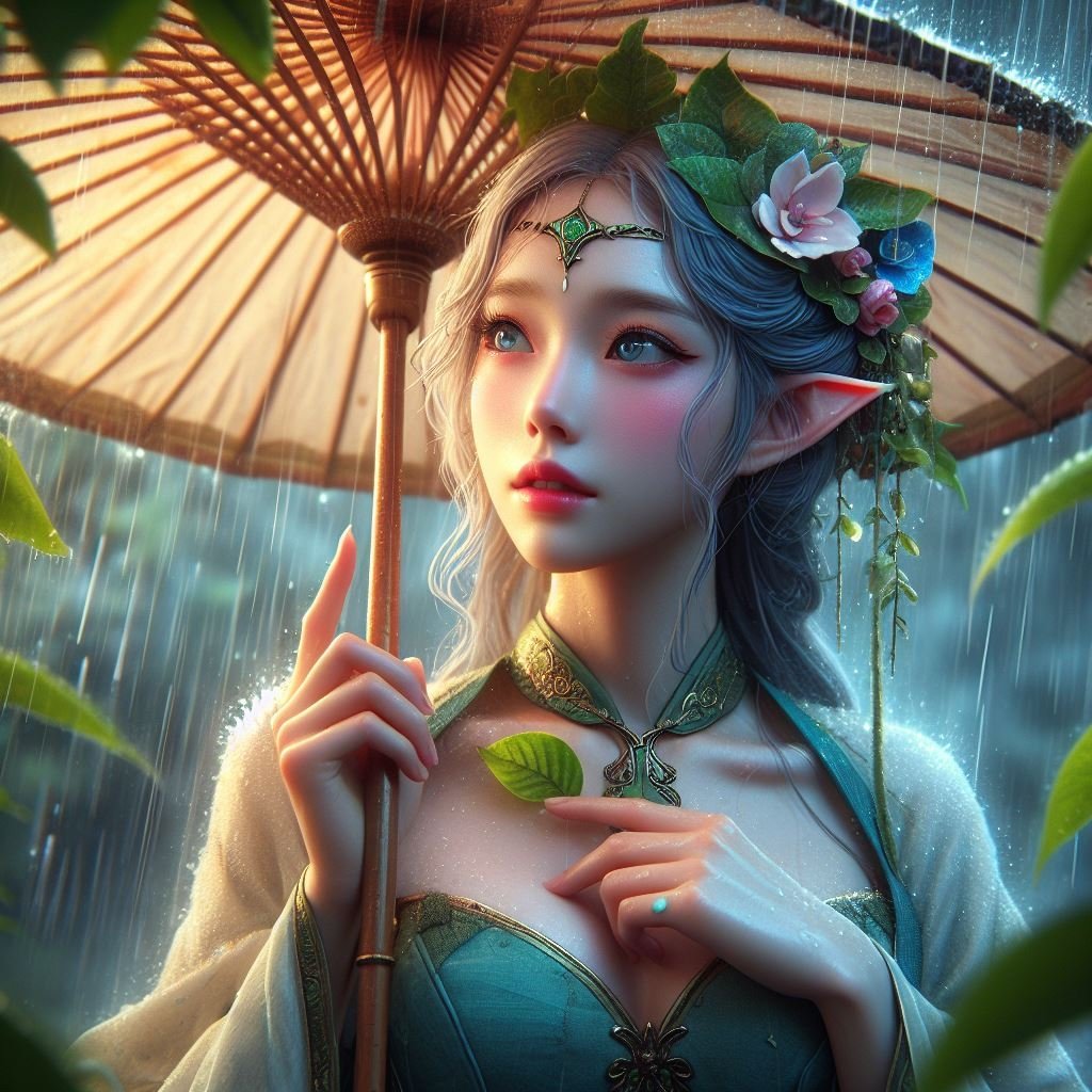 pretty elf raindrops