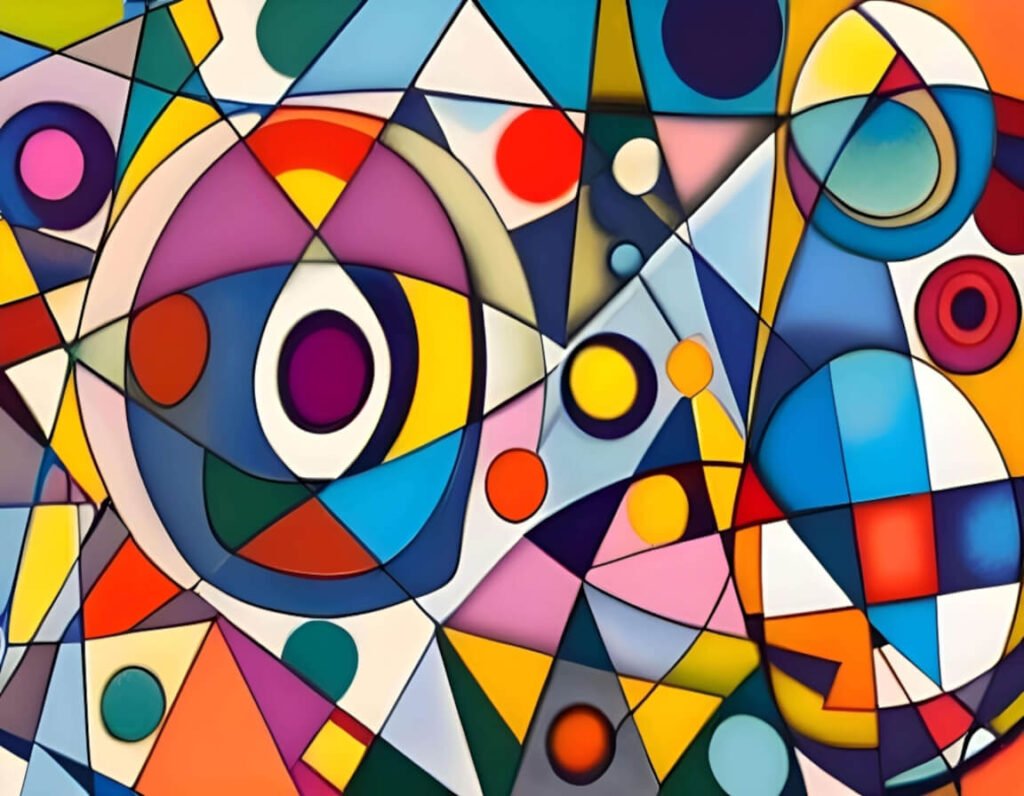 abstract geometrics artwork